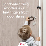 Fred Safety Door Slam Stopper (x2) - Pure White - Cheeky Rascals UK