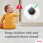 Fred Safety Double Door Block (x1) - Pure White - Cheeky Rascals UK