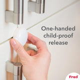 Fred Safety Double Door Block (x1) - Pure White - Cheeky Rascals UK