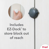 Fred Safety Double Door Block (x1) - Dark Grey