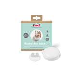 Fred Safety Double Door Block (x1) - Pure White - Cheeky Rascals UK