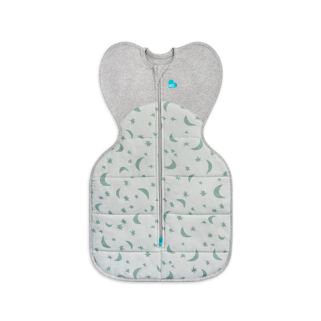 Love To Dream Stage 1 Swaddle Up™ Cotton Extra Warm - Moonlight Olive - Cheeky Rascals UK