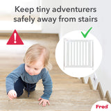 Fred Safety Stairgate Y-spindle - Dark Grey - Cheeky Rascals UK