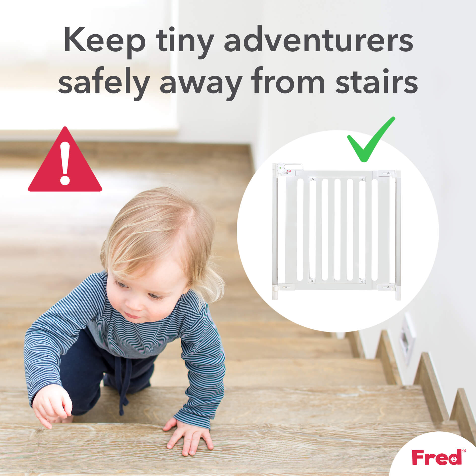 Fred Safety Stairgate Y-spindle - Dark Grey - Cheeky Rascals UK