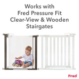 Fred Safety Stairgate Y-spindle - Pure White - Cheeky Rascals UK