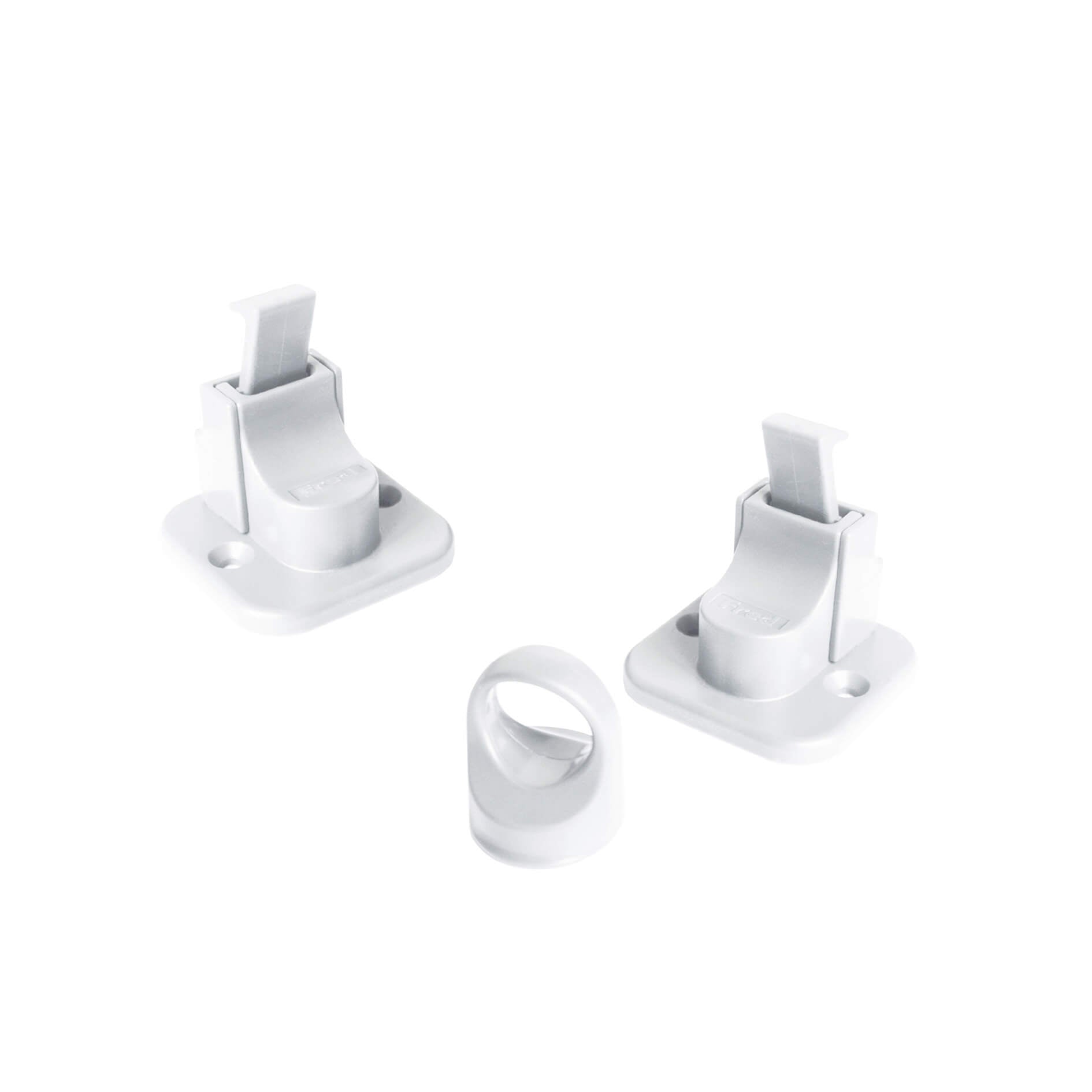 Fred Safety Invisible Magnet Lock (x2) - Pure White - Cheeky Rascals UK