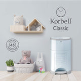 Korbell Classic Nappy Bin - Pastel Blue - Cheeky Rascals UK