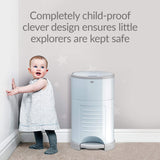 Korbell Plus 26L Nappy Bin Bundle (with Free Liner) - Pure White