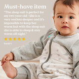 Love To Dream Stage 3 Sleep Suit Cotton Warm - White Moonlight