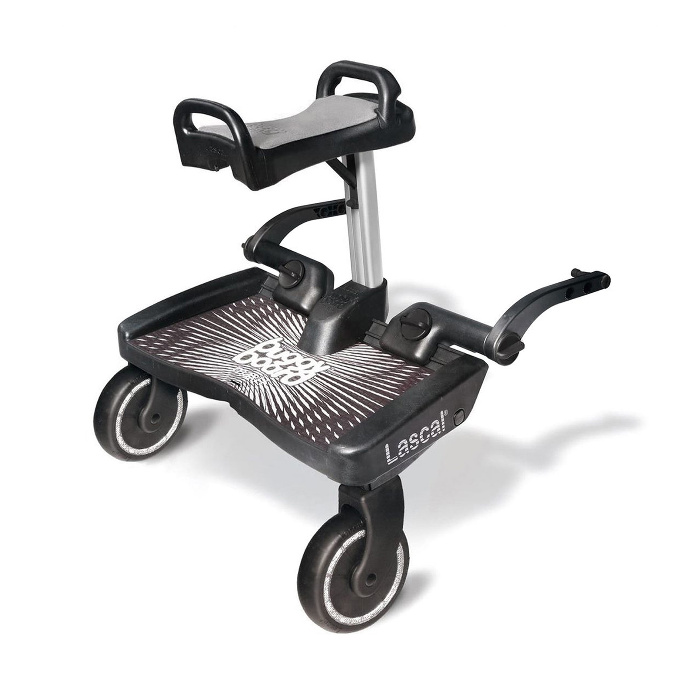 Lascal BuggyBoard® Maxi Plus - Black with Grey Saddle - Cheeky Rascals UK