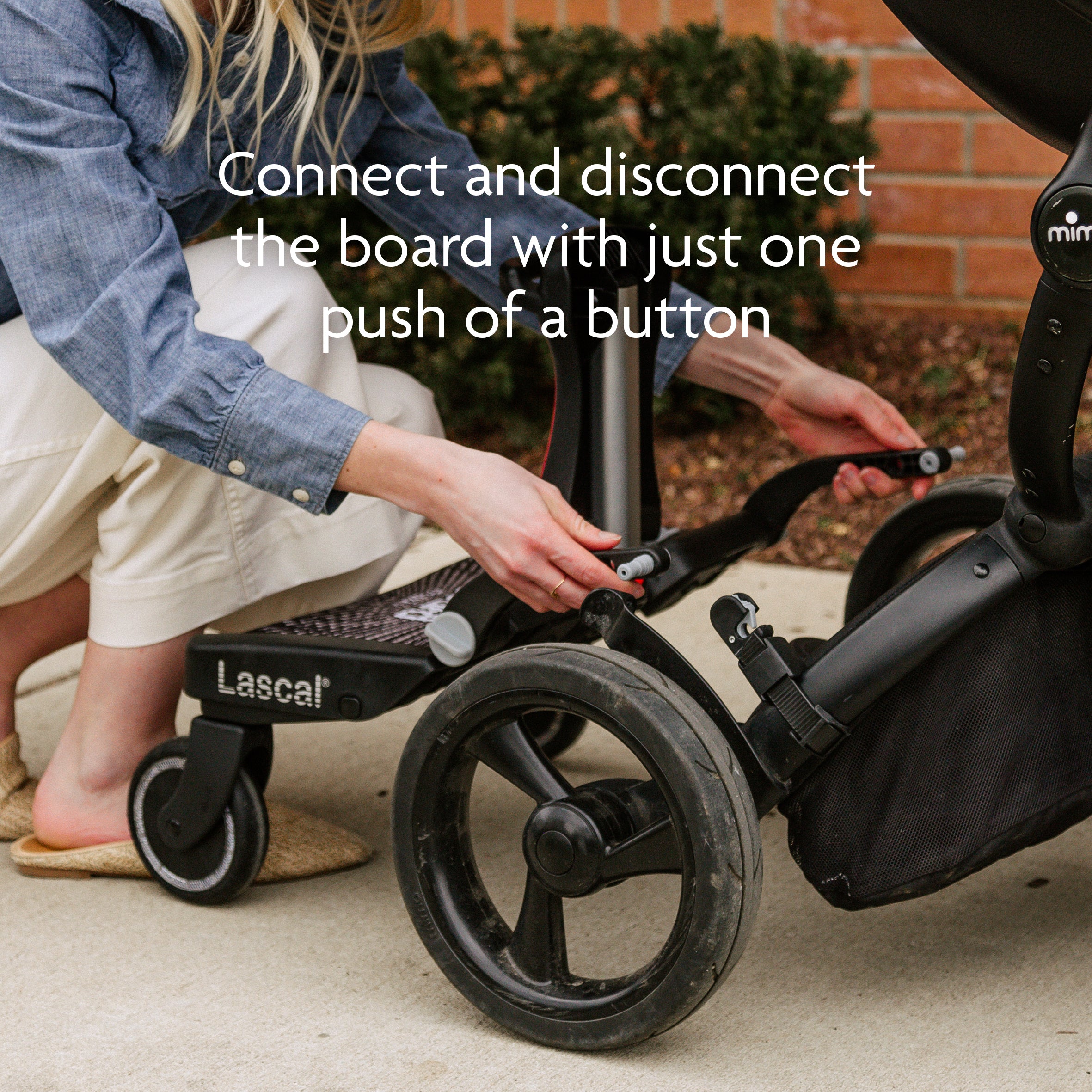 Lascal BuggyBoard® Maxi Plus - Black with Grey Saddle - Cheeky Rascals UK