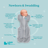 Love To Dream Stage 1 Swaddle Up™ Cotton All Seasons - White