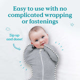 Love To Dream Stage 1 Swaddle Up™ Bamboo Original - Grey Dot - Cheeky Rascals UK