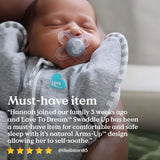 Love To Dream Stage 1 Swaddle Up™ Bamboo Original - Cream Moon & Stars - Cheeky Rascals UK