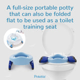 Potette® Plus 2-in-1 Value Bundle (inc Reusable Liner) - White & Grey