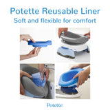 Potette® Plus Reusable Liner - Grey
