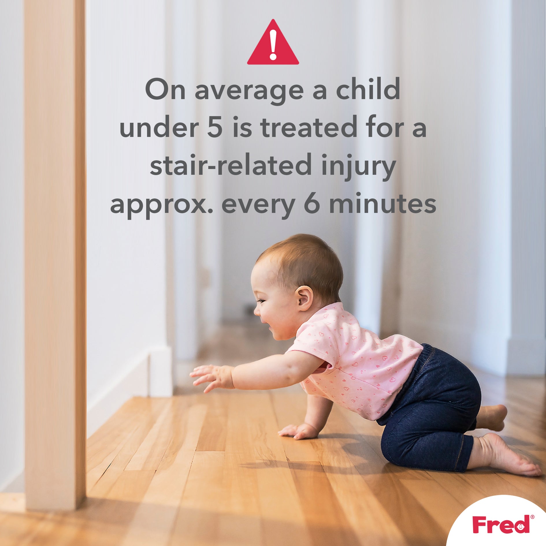 Fred Safety Pressure Fit Wooden Stairgate - Cheeky Rascals UK