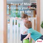 Fred Safety Screw Fit Wooden Stairgate - Cheeky Rascals UK