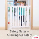 Fred Safety Screw Fit Wooden Stairgate - Cheeky Rascals UK