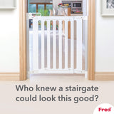 Fred Safety Screw Fit Wooden Stairgate - Cheeky Rascals UK