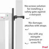 Fred Safety Universal Stairpost Fitting Kit - Dark Grey - Cheeky Rascals UK