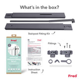 Fred Safety Universal Stairpost Fitting Kit - Dark Grey - Cheeky Rascals UK