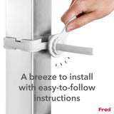 Fred Safety Universal Stairpost Fitting Kit - Pure White - Cheeky Rascals UK