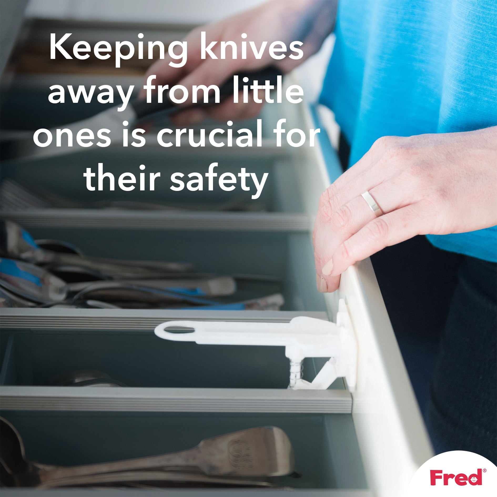 Fred Safety Top Drawer Catch (x2) - Cheeky Rascals UK