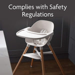 Ziza Highchair And Tray - Misty Grey - Cheeky Rascals UK