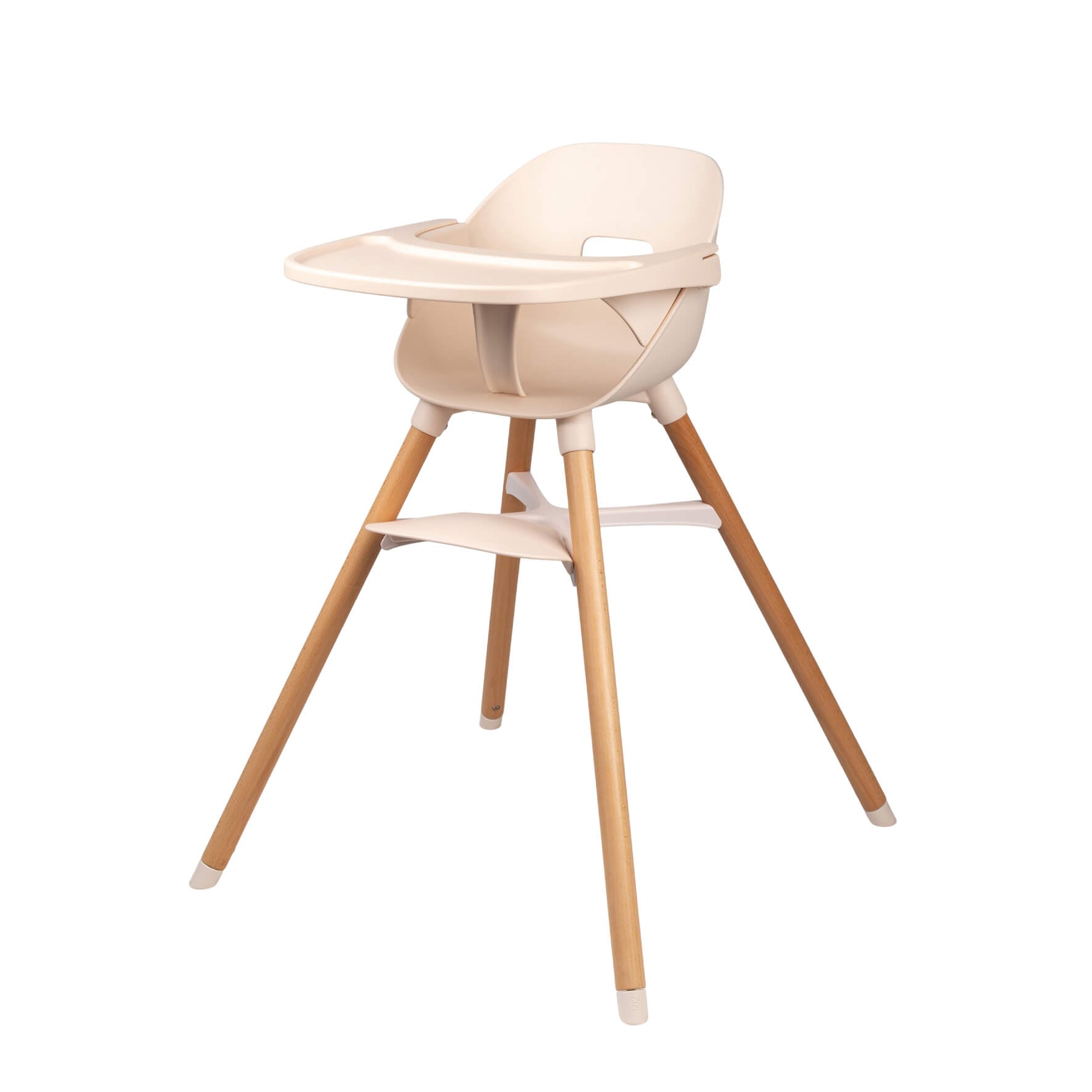 Ziza Highchair And Tray - Blush Pink - Cheeky Rascals UK