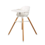 Ziza Highchair And Tray - Coconut White - Cheeky Rascals UK