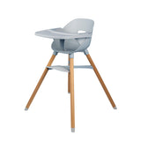 Ziza Highchair And Tray - Misty Grey - Cheeky Rascals UK