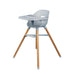 Ziza Highchair And Tray - Misty Grey - Cheeky Rascals UK