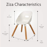 Ziza Play Chair 2 Pack - Coconut White